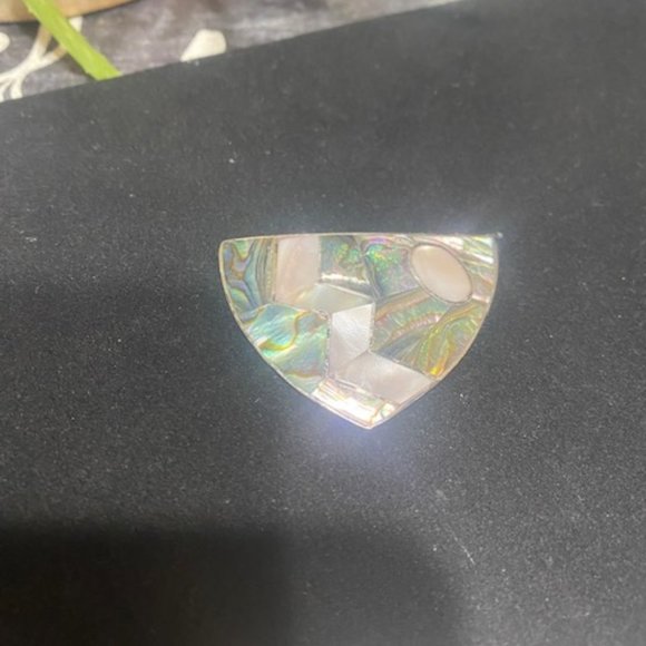 Abalone Accessories - Abalone  mexico sterling pin